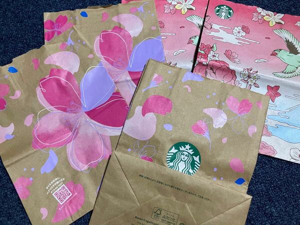 スターバックス　桜　ショッパー　5枚