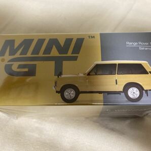 トゥルースケール MINI GT 1/64 1/64 レンジ ローバー 1971 バハマゴールド 左ハンドル  MGT00495-Lの画像1