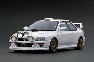 イグニッションモデル ignition model 1/18 IG1637 スバル　インプレッサ　SUBARU Impreza 22B-STi Version GC8改 Whiteライトポット