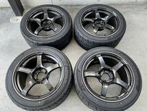 ADVAN RACING TC-4 9j NEOVA アドバン 17in 255/40r17 バリ溝_画像1