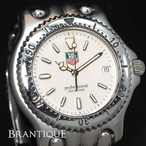 TAG HEUER TAG Heuer cell series cell S99.006E SS QZ rotation bezel ivory face Date men's wristwatch [23815]