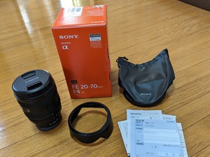 SONY　標準ズームレンズ 　SEL2070G　新品同様　極美品です！　 