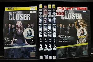 DVD THE CLOSER クローザー ファーストシーズン 全6巻 ※ケース無し発送 レンタル落ち Z2A363