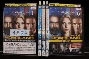 DVD HOMELAND ホームランド シーズン3　1〜6巻(4巻欠品) 計5本set ※ケース無し発送 レンタル落ち Z2A502