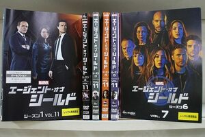 DVD エージェント・オブ・シールド シーズン1〜6 全62巻 ケース無し発送 レンタル落ち Z3D1125