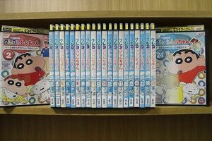 DVD クレヨンしんちゃん TV版傑作選 第4期シリーズ 2〜24巻(1、12巻欠品) 計22本set ※ジャケット難あり ※ケース無し発送 ZL4193