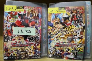 DVD 手裏剣戦隊ニンニンジャー 1〜12巻(9巻欠品) 11本セット ※ケース無し発送 レンタル落ち ZAA154