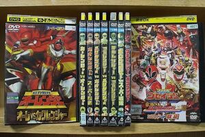 DVD super Squadron Vsinema series teka Ranger VSaba Ranger other total 9 pcs set * case less shipping rental ZAA256