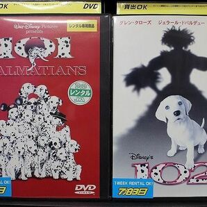 DVD 101 DALMATIANS + 102 2本セット ※ケース無し発送 レンタル落ち Z4T2027の画像1