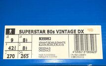[未使用] adidas SPERSTER 80's VINTAGE DX アディダス スーパースター ヴィンテージ 27_画像8
