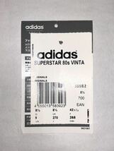 [未使用] adidas SPERSTER 80's VINTAGE DX アディダス スーパースター ヴィンテージ 27_画像7