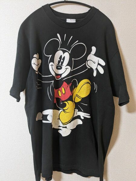 【90s】Disney ミッキー ヴィンテージTシャツ XL