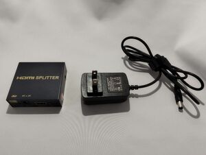 HDMI スプリッター HDMI 同時出力 1入力2出力 アダプターPSE認証 同時出力 4K 3D HDCP Ver 1.4