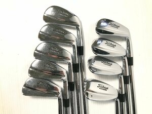 Titleist タイトリスト FORGED-T TIGER SPEC アイアン 9本セット Dynamic Gold フレックス S200 S400 全世界2500セット限定 ユーズド