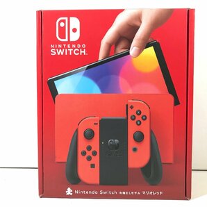 任天堂 Nintendo Switch ニンテンドースイッチ Joy-Con マリオレッド 本体 有機ELモデル 新型 未使用 3の画像1