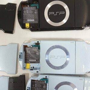 SONY ソニー PSP プレイステーションポータブル PSP1000 PSP2000 PSP3000 ブルー ブラック レッド バッテリーパック まとめ ジャンクの画像4