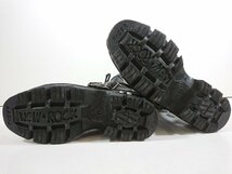 NEW ROCK ニューロック ロングブーツ サイズ41 厚底 革 黒 ブラック メンズ 靴 ブーツ ゴススタイル ユーズド_画像6