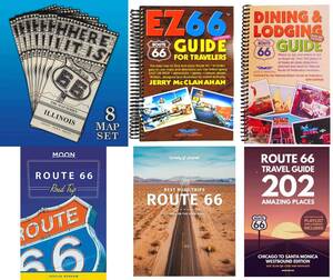 新品同様 極美品 ★ Route 66 ルート66 地図 8州 ガイドブック 5冊 セット 総額￥30,000以上