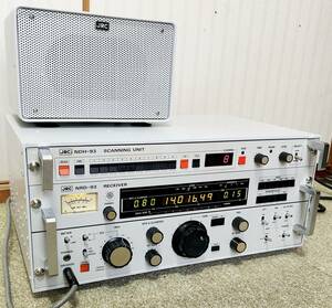 **JRC Japan wireless made receiver NRD-93, NDH-93 complete set **