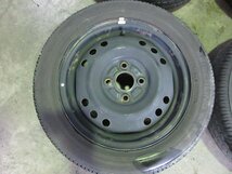 ◆ダイハツ/純正14インチ4穴PCD100スチールホイール4本★155/65R14タイヤ付ムーヴL175SミラココアL675SコンテL575Sなどに◆_画像5