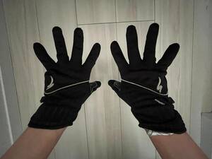 送料無料 Specialized スペシャライズド GLOVE グローブ Sサイズ 日本M ワンオーナー サイクル フルフィンガー 黒 ブラック クリップ付