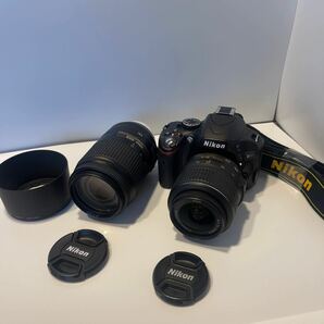 Nikon ニコン D5100 ダブルズーム 新品同様 18-55mm 55-300mmVR手ぶれ補正レンズ付      シャッター数7,968の画像2