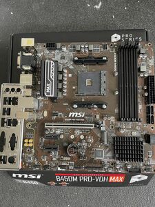 【週末限定値下】MSI B450M PRO-VDH MAX/A 2023年版