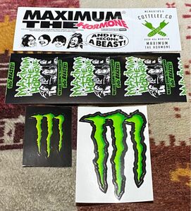 モンスターエナジードリンク非売品ステッカー4枚セット☆彡.。