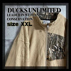 【美品】DUCKS UNLIMITED フリース パーカー サイズＸＬ 即日発送