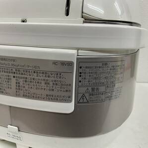 【A089】ジャンク品 TOSHIBA 東芝 真空圧力IH保温釜 RC-18VSD 1.8L 2010年製 レディッシュゴールドの画像7