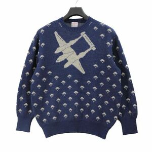 Der SAMMLER Solo × TheThreeRobbers 19AW PARA-KNIT PARATROOPER ニット M ネイビー