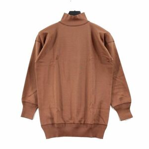 Olde Homesteader オールドホームステッダー MIL MOCK NECK US005 LONG SLEEVE モックネック ロングスリーブ Tシャツ 40 ブラウン