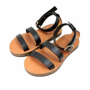 AUTTAA アウッタ Over Size Strap Sandal ストラップサンダル 35 ブラック