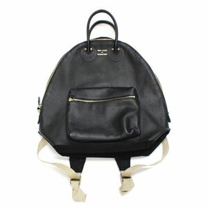 YOUNG&OLSEN ヤング＆オルセン 23AW RHC 別注 Embossed Leather Backpack エンボスレザーバックパック リュック ブラック