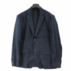 Liss リス Stretch Linen Jacket ストレッチ リネン ジャケット 1 ネイビー