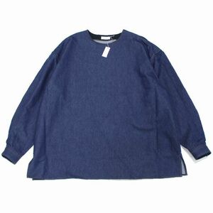 THERERACS ザ リラクス 23SS RERACS SIDE ZIP PULLOVER SHIRT サイドジップ プルオーバー シャツ 48 インディゴ