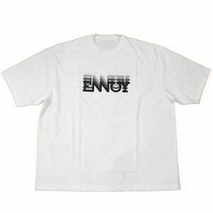 ENNOY エンノイ 23SS ELECTRIC LOGO GRADATION SS TEE Tシャツ XL ホワイト