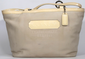 COACH , トート,ヌバック, 中古