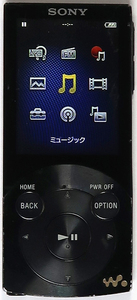 SONY,ウォークマン,NW-S744,ブラック 8GB, 中古, 音量及びロックボタン故障