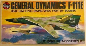 AIRFIX, GENERAL DYNAMICS F-111E, 1/72, 未組み立て