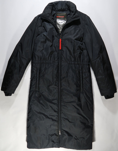 PRADA, long coat, black, 38, used 