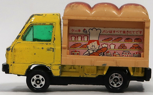 トミカ, スバルサンバー, パン屋, 1/52, 中古