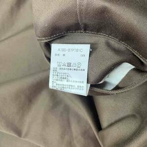 【MARKAWARE/マーカウェア】41KHAKI WIDE PANTS size1 BROWN ウエストポイント ウエポン 41カーキ ワイドパンツ ブラウン ミリタリーの画像6