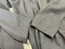 【O0u/オーゼロユー】Stretch Collarless Jacket sizeL Set Up MADE IN JAPAN カラーレス ノーカラー ジャケット ストレッチ セットアップ_画像7