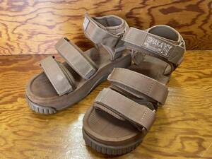 【SHAKA/シャカ】NEO BUNGY PLATFORM Taupe 24cm Sports Sandal ネオバンジー プラットフォーム レディースサンダル スポーツサンダル 