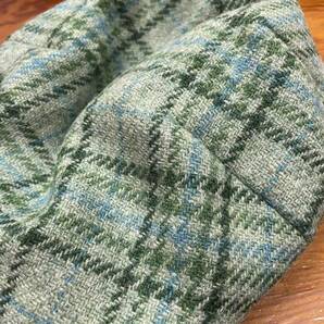 MADE IN JAPAN【ARTH/アース】Harris Tweed ハリスツイード Hunting チェック ハンチング 58cm ウール製 帽子 ユニセックスの画像6