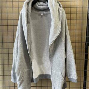 MADE IN JAPAN【AMERICANA/アメリカーナ】LOOSE Zip Up Sweat Hoodie Parka ルーズ ジップアップ スウェット フーディー パーカー グレーの画像2