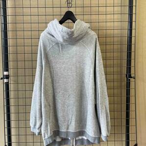 MADE IN JAPAN【AMERICANA/アメリカーナ】LOOSE Zip Up Sweat Hoodie Parka ルーズ ジップアップ スウェット フーディー パーカー グレーの画像3