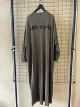 Deuxime Classe【Americana/アメリカーナ】Side Zip Sweat One-Piece サイドジップ スウェット ワンピース バックロゴ ゴールドジップ_画像1