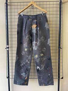 【meagratia/メアグラーティア】Jacquard Trousers Tuck Wide Silhouette Pants ジャガード トラウザーズ タック ワイドシルエット パンツ